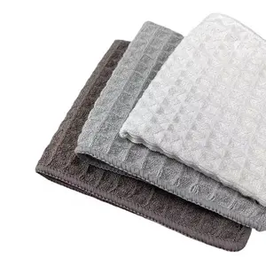 waffle cloth kitchen furniture cleaning cloth thickened water absorbing quick drying coffee maker specialized cleaning cloth