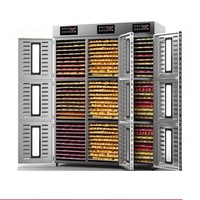Commerciële elektrische droger, dehydrator, ontwateringsmachine voor voedsel, fruit en groenten, moringa bladeren, automatisch.