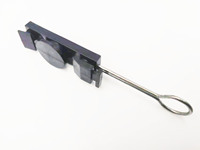 Accessoires FTTH, pince d'ancrage de câble de type S en plastique, pince d'ancrage de suspension de câble, pince de câble de descente