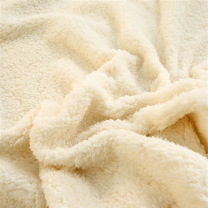 Couverture <span class=keywords><strong>de</strong></span> <span class=keywords><strong>matelas</strong></span> en polaire Sherpa unie 100 % polyester, super populaire, pour l'hiver, chaude, confortable et respirante - Product Image 2