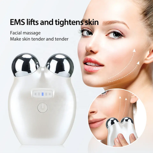 Home Use Face <strong>Slimming</strong> Micro Current Face Wrinkle Remover Handheld 3d Facial Lifting Massage Beauty Roller Pore Shrink <strong>Tool</strong> - Product Image 1