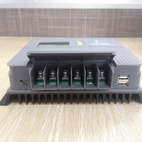Nouveau contrôleur PWM 10A 20A 30A 50A 60A 80A 100A 12V/24V/36V/48V entrée cc automatique réglable contrôleur solaire d'affichage LCD numérique