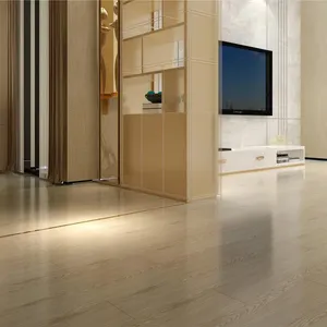 Adesivo de piso de vinil para apartamentos de alta qualidade Pisos de vinil Spc Click cinza escuro
