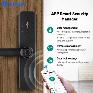 Prezzo di fabbrica TTLOCK Tuya Smart WiFi digitale blocco porta codice RFID IC Card per <span class=keywords><strong>Smartphone</strong></span> sblocco biometrico impronta digitale Smart Lock - Product Image 6