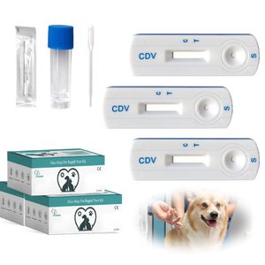 Kit de Prueba Rápida de Antígeno del Virus del Moquillo Canino CDV Ag, Prueba Veterinaria - Product Image 6