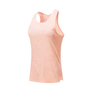 Logo personalizzato all'ingrosso estivo Casual da donna gilet sportivo da donna allenamento canotta <span class=keywords><strong>nera</strong></span> da donna - Product Image 2
