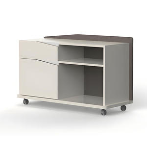 Bureau de direction moderne en forme de L, table d'ordinateur en bois, poste de travail de PDG de luxe, mobilier de maison design - Product Image 4