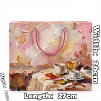 Sacs cadeaux personnalisés en papier d'art écologique de luxe en gros, forme rectangulaire avec poignée