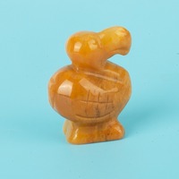Nature Pierre Dodo Oiseau Figurine Sculpté À La Main Reiki Pierres Précieuses Oiseau Statue Cristal De Guérison