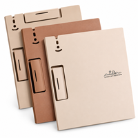 Porte-documents A4 en PP, bloc-notes professionnel, organiseur de documents, porte-fichiers simple, modèle-File-007 pour fournitures scolaires et de bureau