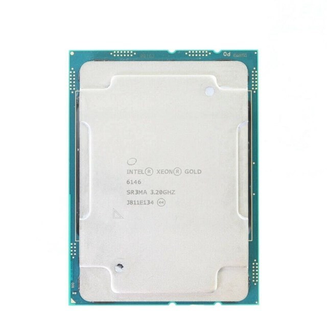 Xeon Gold 6146 12Core 24T 3.2G/4.2 24.75M 165W LGA 3647 Processor Server CPU