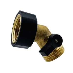 Válvula de codo de latón para manguera de jardín, rosca de 1/2 pulgada, para irrigación, conector de agua duradero - Product Image 5