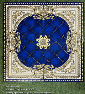 Matte rustikale Keramik Porzellan Ganzkörper quadratische Bodenfliesen Großhandel 600x600 grau rutsch feste Marmor Bodenfliesen auf Lager - Product Image 5