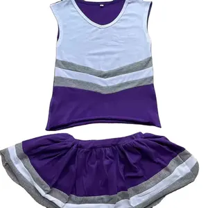 2024 Mais Recente Fornecedor Fábrica de Design Mulheres Treinamento Esportivo Cheer Set Cheerleader Uniforme Seco Rápido Roupas Sexy Wear