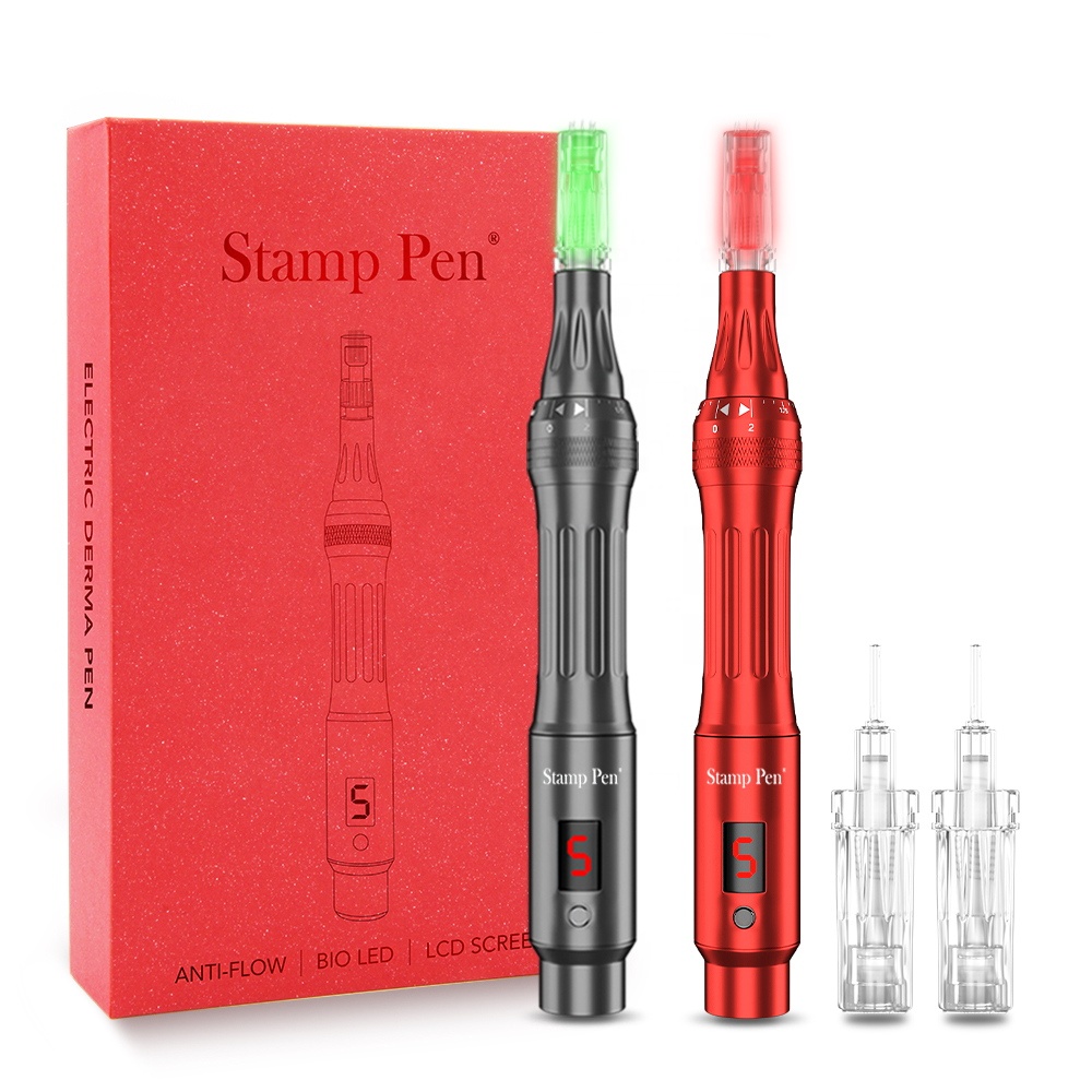 Лидер продаж, 7 био светодиодный фотонный светильник, Электрический Анти-обратный поток, ручка Derma Microblading Dermapen Hydra, инжектор Derma Pen