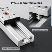 Rail de guidage linéaire biaxial intégré, glissière à rouleaux à double axe interne pour équipement d'automatisation de gravure CNC