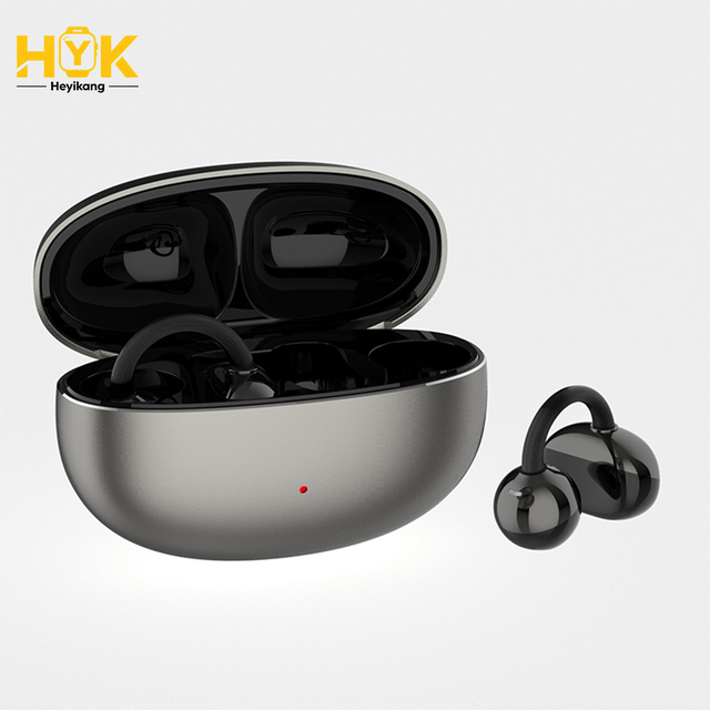 Q16 Wireless Earphones Ear-Clip Touch Control Digital Display LED Indicator Open-Ear Design IPX-4 Waterproof High Fidelity Sound
