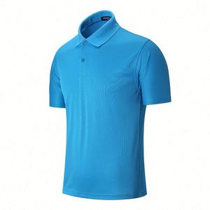 Custom Logo Anti-Wrinkle Embroidered Knitted Solid Color Plain Pique Sports Business Camisa De for <b>Shirt</b> - Product Image 6