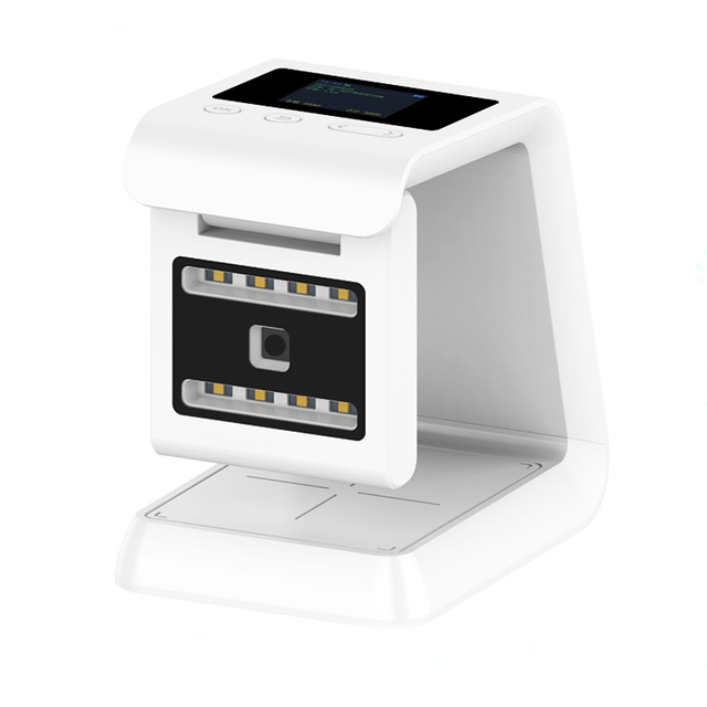 Hands-Free Automatic Omnidirectional Barcode Scanner for Supermarket 1D 2D QR Code Reader Easy Interface RS232 Desktop Scanner