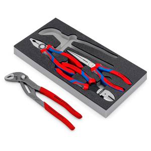KNIPEX 00 20 01 V15 Juego de herramientas en estuche de espuma, 4 piezas - Product Image 2