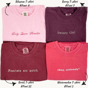 เสื้อยืดแขนยาวปักลายสำหรับเป็นของขวัญวันแม่แบบยั่งยืน - Product Image 4