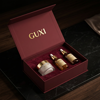 Boîte cadeau rigide portable avec logo personnalisé, couvercle magnétique et gaufrage, emballage de luxe pour la promotion de la marque et les cadeaux