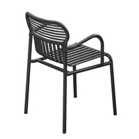 Ensemble de mobilier d'extérieur moderne en fer forgé table et chaise pour les bars magasins de thé au lait chez l'habitant stock en gros disponible