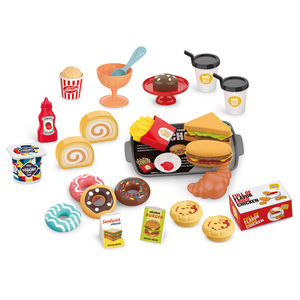 Ensemble de cuisine cuiseur en plastique pour enfants jouets de <span class=keywords><strong>maison</strong></span> de jeu avec pizza <span class=keywords><strong>steak</strong></span> tea time juguetes kit de jouets <span class=keywords><strong>hamburger</strong></span> - Product Image 1