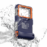Funda Impermeable para Teléfono ShellBox IP68, Botón Físico para Cámara, Ventilación de Aire, Resistente a Golpes, Soporte Universal para Selfie Stick y Trípode