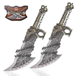 Réplica de la Espada de Kratos de God of War Ragnarok, 53 cm, Metal Real, Accesorio de Cosplay, Doble Espada del Caos - Product Image 1
