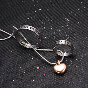 Forever in <span class=keywords><strong>My</strong></span> Heart, ไม่มีอีกต่อไปด้านข้างของฉัน Cremation อนุสรณ์ Urn สร้อยคอสำหรับขี้เถ้าจี้เครื่องประดับสำหรับผู้หญิง/ผู้ชาย-<span class=keywords><strong>love</strong></span> - Product Image 3