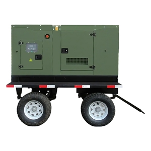 เครื่องกำเนิดไฟฟ้าแบบเคลื่อนที่พร้อมล้อ 150 KVA 120KW 50Hz LZ ขายตรงจากโรงงาน พร้อมคุณสมบัติกันเสียง - Product Image 4