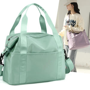 Nylon Sports Fitness <b>Bag</b> Oxford Cloth Satchel Shoulder Tote <b>Weekender</b> <b>Bag</b> Yoga <b>Weekender</b> <b>Bag</b> Swimming Travel Outings <b>Holdall</b> - Product Image 1