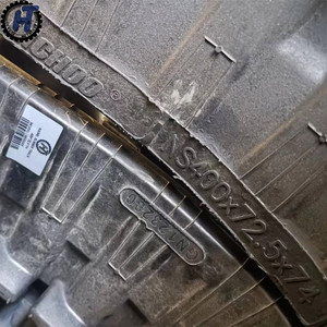 New Mini Excavator Undercarriage Rubber Track <strong>300</strong>*52.5*88 &amp; 400*72.5*74 for ///<strong>HITACHI</strong> (Black) - Product Image 2