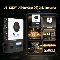 Onduleur solaire autonome Solyx UL1741 12W monophasé en parallèle tout-en-un avec grand circuit de bypass AFCI RSD et triple protection de sécurité