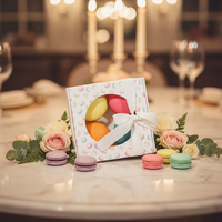 Boîtes d'emballage personnalisées de luxe écologiques en carton recyclé hexagonales ou carrées pour les faveurs de mariage et les fêtes d'anniversaire