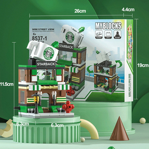 Jouets de <span class=keywords><strong>construction</strong></span> éducatifs de la série <span class=keywords><strong>Mini</strong></span> Shop Business Street View 2025, ensembles de blocs de <span class=keywords><strong>construction</strong></span> de ville, <span class=keywords><strong>mini</strong></span> modèle de briques pour enfants - Product Image 5