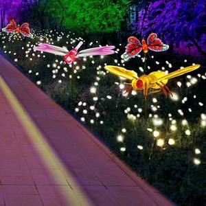 Lampe à papillon mobile LED violette <span class=keywords><strong>de</strong></span> 16 W, 47 cm, classée IP65 <span class=keywords><strong>pour</strong></span> l'extérieur, <span class=keywords><strong>pour</strong></span> la décoration <span class=keywords><strong>de</strong></span> paysage d'Halloween, <span class=keywords><strong>de</strong></span> Noël et du Nouvel An - Product Image 3