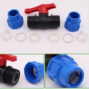 Válvula de 20 mm para Tuberías de Riego MDPE, Válvula de Cierre de Plástico, Conectores de Compresión para Tuberías de Agua, Conector de Válvula de Bola - Product Image 3