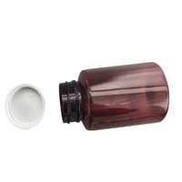 Flacon en plastique pour médicaments de 200 ml, vide, ambre transparent, facile à ouvrir, boîte à pilules en plastique, emballage, conteneur à pilules en PET de 120 ml, 250 ml