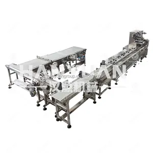 HY-C300 Automatic Bread Packaging Machine/Oats Chocolate Bar Pillow Packing Line