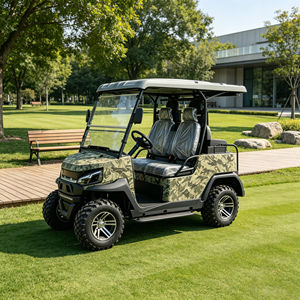 Carrito de Golf de 4 Plazas con Color de Carrocería Personalizable, Caja Trasera Adicional, Almacenamiento Extra, Batería de Litio de 72V, Homologación DOT, Buggy de Golf para América - Product Image 1