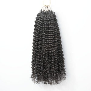 Mèches de cheveux humains vierges à double tirage, ondulation Water Wave, pour crochet, en vrac, pointes pleines - Product Image 1