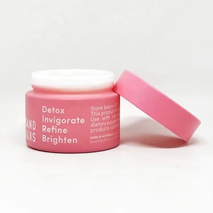 Pot en verre rose mat en porcelaine blanche avec logo personnalisé, 30 ml, 50 ml, pot en verre en porcelaine blanche opale pour crème cosmétique avec couvercle - Product Image 4