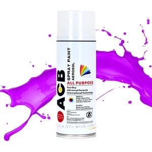 Peinture acrylique en aérosol ACB en gros, peinture en spray à base de caoutchouc, peinture acrylique pour graffitis - Product Image 3