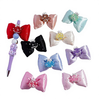 Accessoires de luxe en satin avec nœud, perles et strass pour la fabrication de bijoux, chaînes de téléphone DIY, pendentifs de sac - Vente en gros