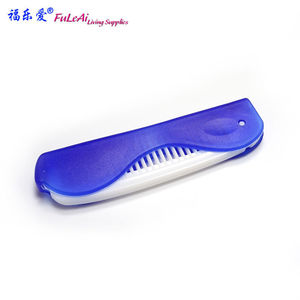 FuLeAi <b>Foldable</b> Travel Toothbrush Soft Bristles For Adults Portable Manual Toothbrush - Product Image 4