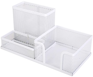 ที่ใส่โต๊ะแบ่ง3ช่องอุปกรณ์สำหรับโต๊ะสำนักงานทำจากโลหะอุปกรณ์สำหรับตั้งโต๊ะ3ช่อง - Product Image 5