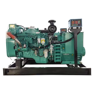 CCS Marine 80kva alimentado por Cummins Engine Generator 50HZ Diesel Ship Seawater Cooling Marine Diesel Generator