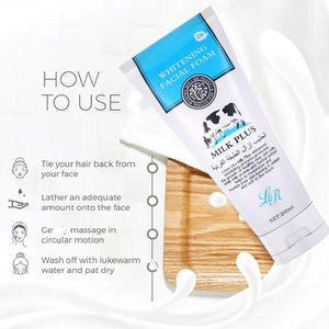 Tienda directa de fábrica, lavado de cara orgánico Natural, blanqueamiento antiacné, Limpieza Profunda, limpiador Facial espumoso de leche con vitamina E - Product Image 2